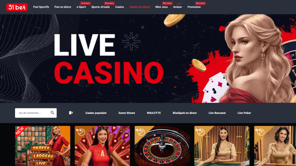 31bet Live Casino