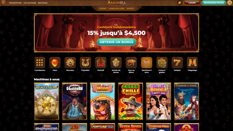 Avis Amunra | Arnaque ou paris sportifs et casino fiable