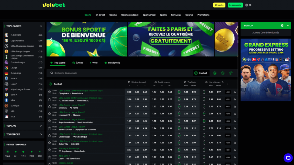 velobet paris sportifs