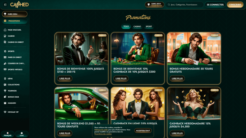 cashed casino promotions
