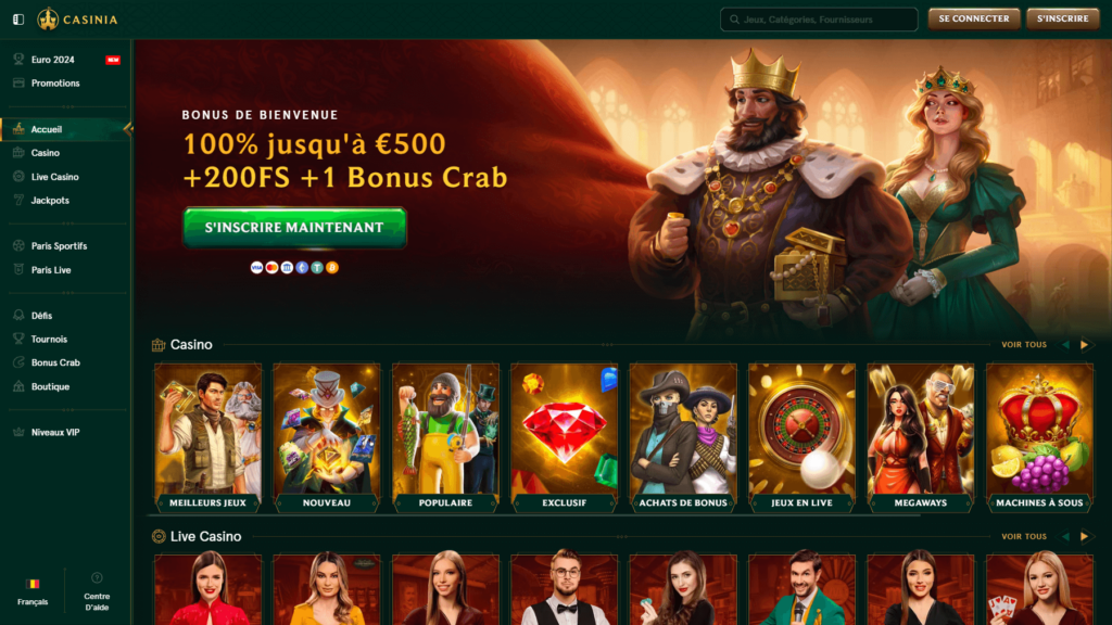 casinia accueil