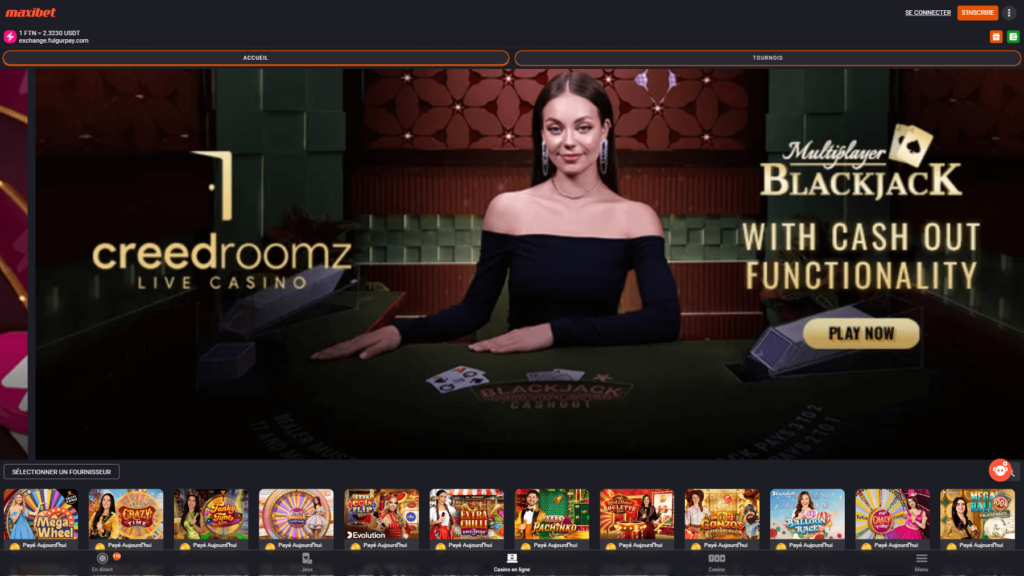 maxibet live casino