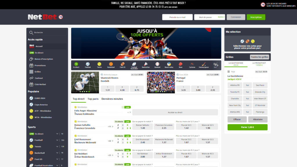 netbet accueil