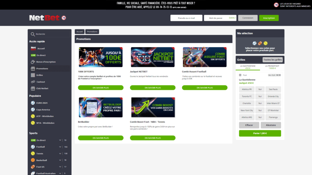 netbet promotions
