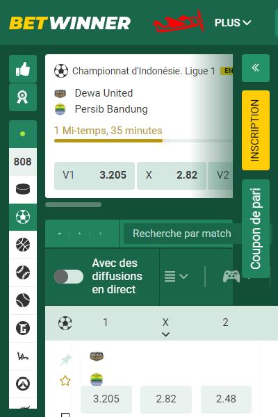 betwinner apk paris sportifs