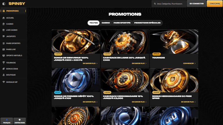 spinsy promotions