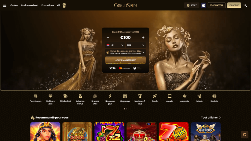 goldspin accueil