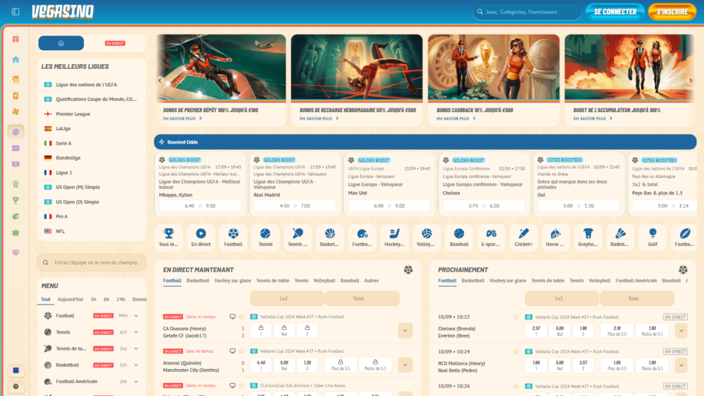 vegasino paris sportifs