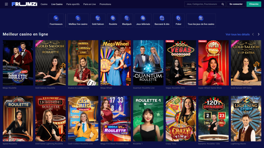 frumzi live casino