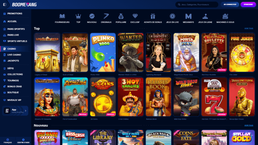 boomerang bet casino